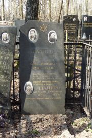 Шапиро Сарра Мошковна, Москва, Востряковское кладбище
